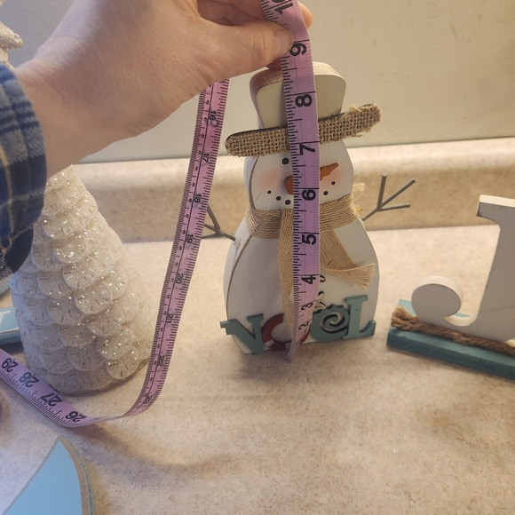 11 Pc Coastal Christmas Home Accent Set - Blue and White - Picture 16 of 16